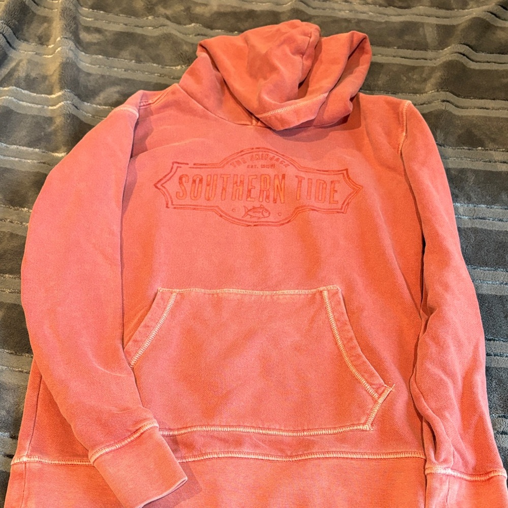 Southern Tide Salmon Hoodie